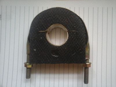 防震保温PE橡塑木托产品介绍 卓越性能与抱箍系统的完美结合